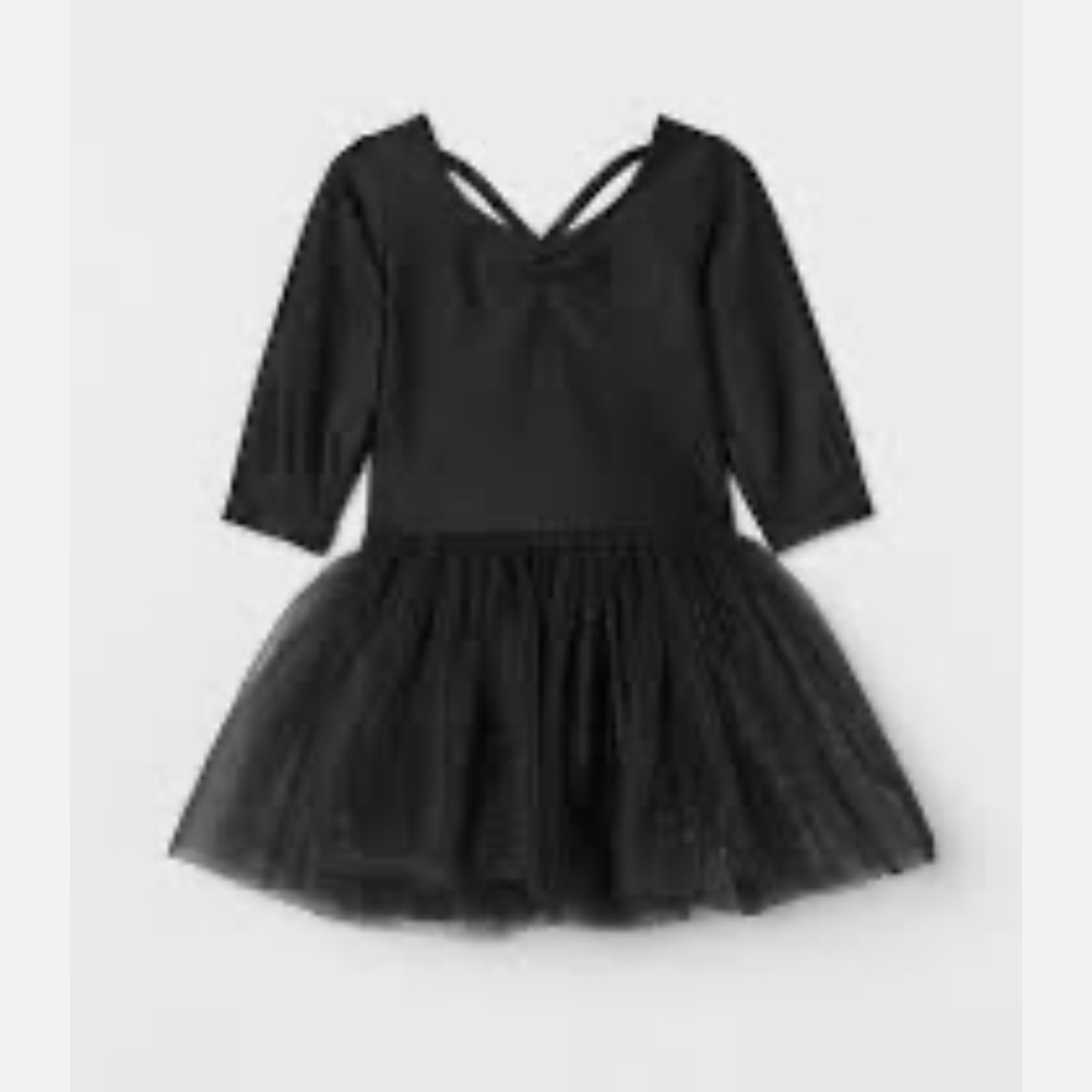 EUC Tulle skirt dance dress. Black 🦢